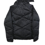 COLUMBIA Womens Black Outdoor Jacket M Polyester Blend Plain Zip Hooded