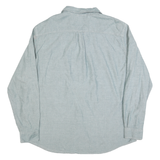 CHAPS Mens Blue 2XL Long Sleeve Cotton Blend Shirt Casual Workwear