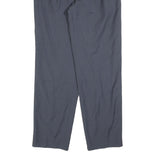 Mens Wool Blend Grey Regular Fit Straight Leg Trousers W34 L34 Classic Formal