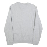 CHAMPION Womens Grey Sweatshirt Crew Neck M Cotton Blend Logo Pullover