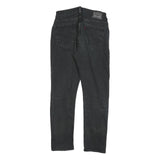 LEVI'S Mens Black Slim Skinny Denim Jeans Cotton Blend W30 L28 Stylish Zip
