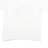 Mens White Graphic Battle Of The Bay T-Shirt L Short Sleeve Crew Neck Cotton
