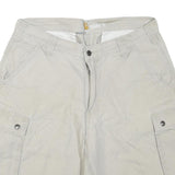 CARHARTT Mens Shorts Beige Casual Cargo Relaxed Fit L W36 Durable Pocketed