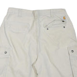 CARHARTT Mens Shorts Beige Casual Cargo Relaxed Fit L W36 Durable Pocketed