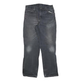 DICKIES Mens Relaxed Black Denim Jeans W30 L32 Workwear Zip Closure