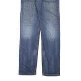 LEVI'S Mens Jeans Blue Regular Straight Denim Rinse W32 L33 Classic Fit Zip