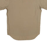 PROTOCOL Mens Beige Short Sleeve Shirt L Casual Button Front Summer Style