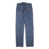 CARHARTT Mens Regular Fit Blue Denim Jeans W32 L34 Zip Cotton Classic Style