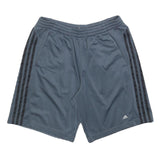 ADIDAS Mens Shorts Blue & Black Sports Casual M W30 Athletic Activewear