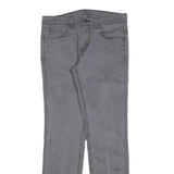 LEVI'S 511 Slim Mens Jeans Grey Slim Denim Medium W30 L32 Stylish Zip Closure