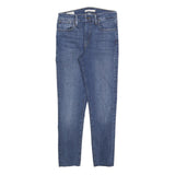 LEVI'S 721 BIG E Womens Jeans Blue Slim Skinny Denim Medium W28 L26 Vintage