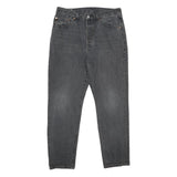 LEVI'S 501 '81 Mens Jeans Black Classic Straight Denim Medium W31 L29 Button