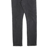 GUESS Mens Jeans Black Slim Skinny Denim W33 L30 Stylish Zip Cotton Blend