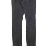 GUESS Mens Jeans Black Slim Skinny Denim W33 L30 Stylish Zip Cotton Blend