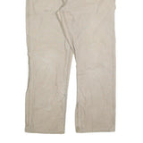CARHARTT Mens Cotton Blend Beige Workwear Regular Straight Trousers W38 L32