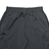 ADIDAS Mens Black Casual Shorts L W28 Polyester Blend Elastic Waistband