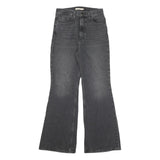 LEVI'S Womens Regular Fit Flared Denim Dark W27 L30 Zip Cotton Blend Jeans