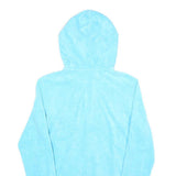 JUICY COUTURE Womens Blue Full Zip Hoodie XL Soft Velour Comfort Jacket