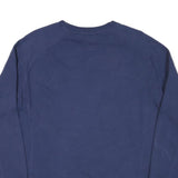 CHAMPION Mens Navy Blue Cotton Blend Crew Neck M Sweatshirt Pullover Logo