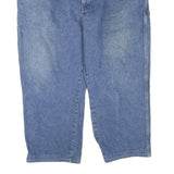 DICKIES Mens Regular Fit Blue Denim Jeans W48 L27 Workwear Carpenter Zip Closure