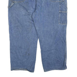 DICKIES Mens Regular Fit Blue Denim Jeans W48 L27 Workwear Carpenter Zip Closure
