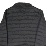 KAPPA Mens Black Quilted Jacket 2XL Polyester Lightweight Zip Fastening