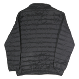 KAPPA Mens Black Quilted Jacket 2XL Polyester Lightweight Zip Fastening