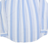 LEVI'S Mens Blue & White Striped Cotton Blend Shirt XL Button Down Casual