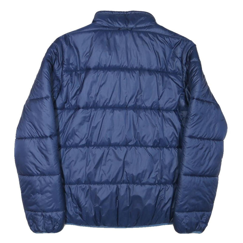 JACK WOLFSKIN Boys Blue Puffer Jacket M Polyester Blend Zip Casual Warm