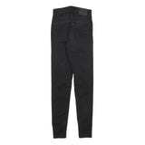 LEVI'S Womens Black Slim Skinny Denim Jeans Cotton Blend W26 L32 Stretch Comfort