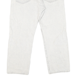 LEVI'S 551 Mens Jeans White Classic Straight Denim Light W34 L25 Cotton Blend