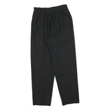 COUNTERPARTS Womens Black Regular Fit Straight Trousers W28 L30 Classic Tailored