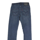 LEVI'S 511 Mens Jeans Blue Slim Skinny Denim Medium W27 L27 Zip Closure