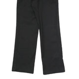 DICKIES Mens Polyester Blend Black Classic Straight Trousers W28 L30 Workwear