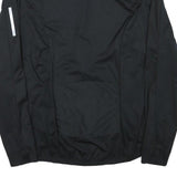 CRANE Mens Black Red Track Jacket L Polyester Blend Zip Reflective Sportswear