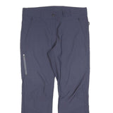 LOFFLER Mens Polyester Blend Navy Regular Fit Straight Leg Trousers W32 L27 Zip