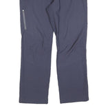 LOFFLER Mens Polyester Blend Navy Regular Fit Straight Leg Trousers W32 L27 Zip