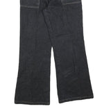SHANG XING Womens Jeans Blue Relaxed Wide-Leg Denim W26 L30 Casual Comfort