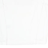 NIKE Womens White XS Crew Neck Cotton Blend Sweatshirt Pullover Casual