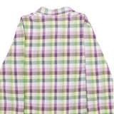 CARHARTT Womens Green & Purple Check Shirt S Long Sleeve Casual Cotton