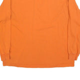 CARHARTT Mens Orange Long Sleeve Crew Neck Pocket T-Shirt L Cotton Blend