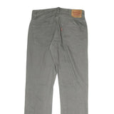 LEVI'S 511 Mens Jeans Grey Regular Slim Denim Medium W28 L28 Classic Zip