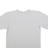 CHAMPION Mens Grey Graphic T-Shirt M Short Sleeve Crew Neck Cotton Blend Casual