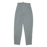 SPENGLER Womens Polyester Blend Relaxed Tapered Trousers W25 L29 Checked Print