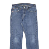 LEVI'S 505 Mens Jeans Blue Regular Straight Denim Medium W32 L30 Classic Zip Fit