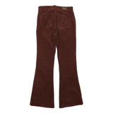 MAX&CO Womens Cotton Blend Brown Regular Flared Trousers W27 L28