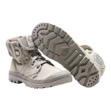 PALLADIUM Ankle Boots Grey Canvas Womens UK 4