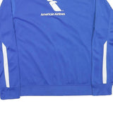 NIKE Womens Blue & White Chicago Marathon Zip Jacket XL Polyester Blend