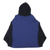 MARC O'POLO Womens Black & Blue Cotton Blend Hoodie S ¼ Zip Casual Sweatshirt