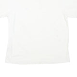 NAUTICA Mens White Polo Shirt L Cotton Blend Short Sleeve Classic Logo